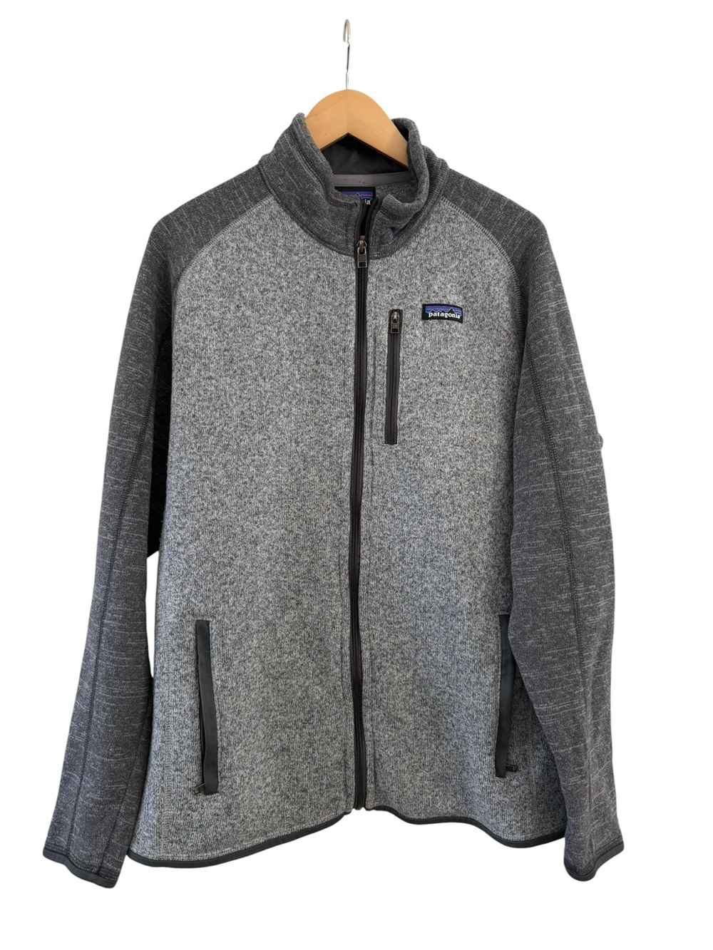 Patagonia Men's Better Sweater Jacket Full Zip Grey Fleece Size XL Style 25528